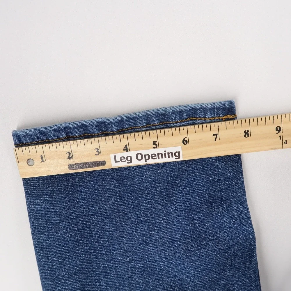 Levis 506 Jeans Mens 32x32 Blue Straight Leg Regular Fit Stretch Denim - Picture 8 of 11